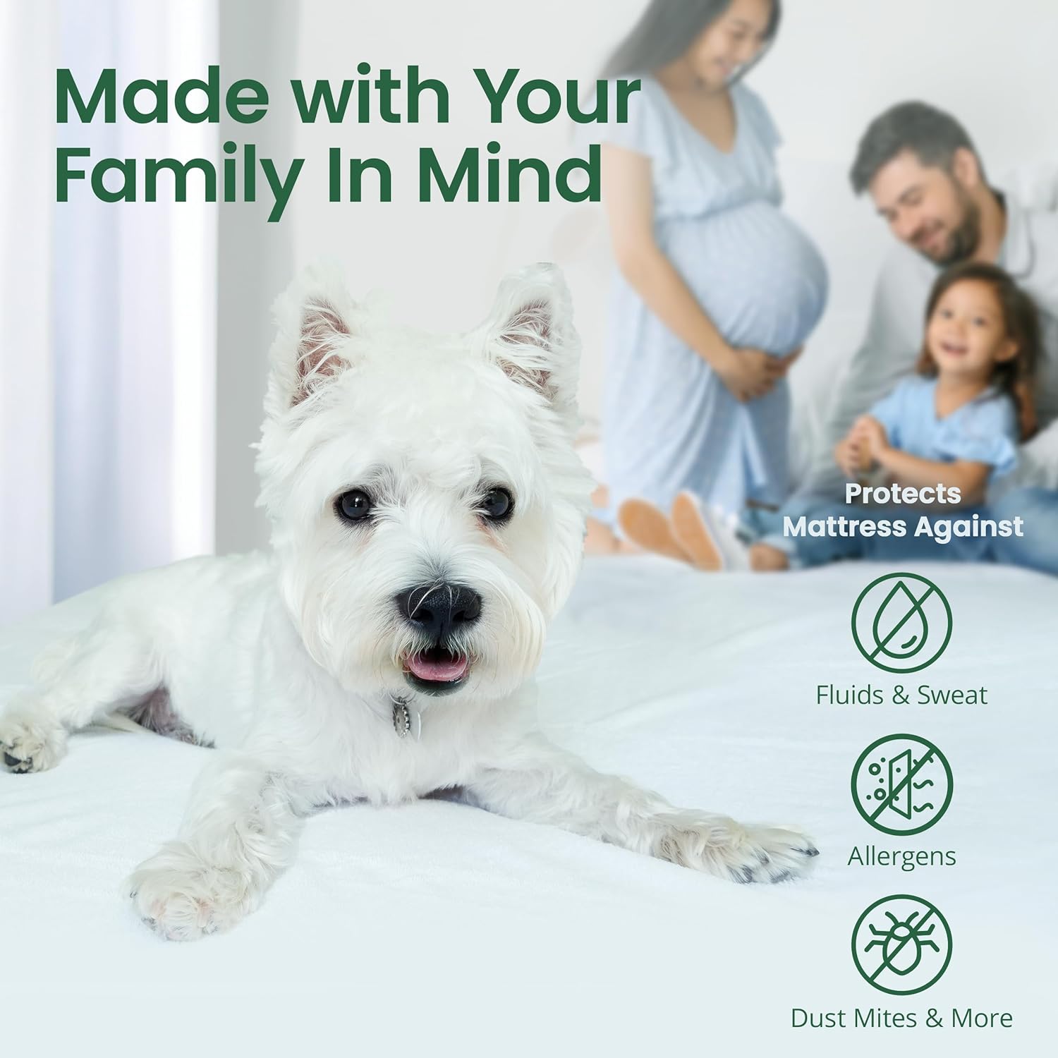 Sleepure Bamboo Mattress Protector
